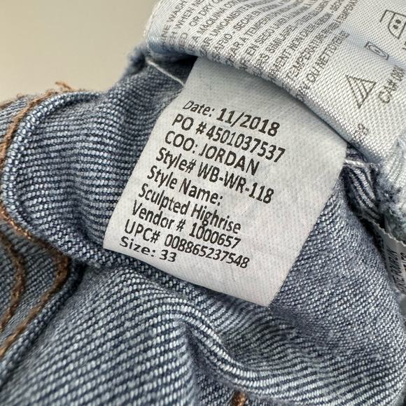 William Rast Womens Sculpted High Rise Blue Denim Skinny Jeans Size 33 - Picture 7 of 13